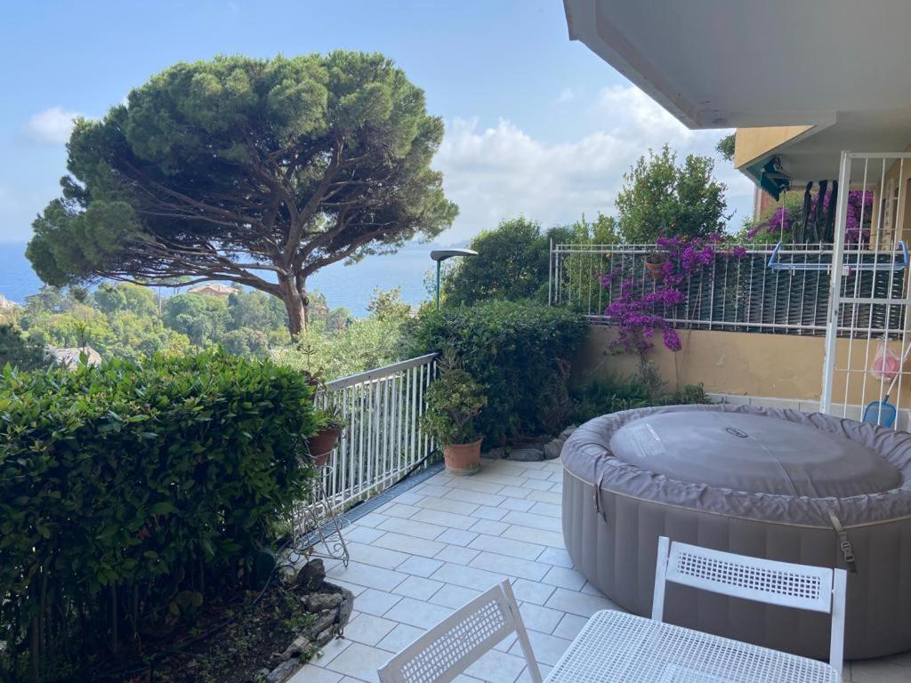 Appartamento Vista Mare Sul Golfo Del Tigullio Rapallo Dış mekan fotoğraf