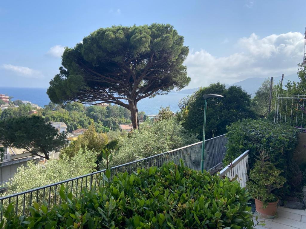 Appartamento Vista Mare Sul Golfo Del Tigullio Rapallo Dış mekan fotoğraf